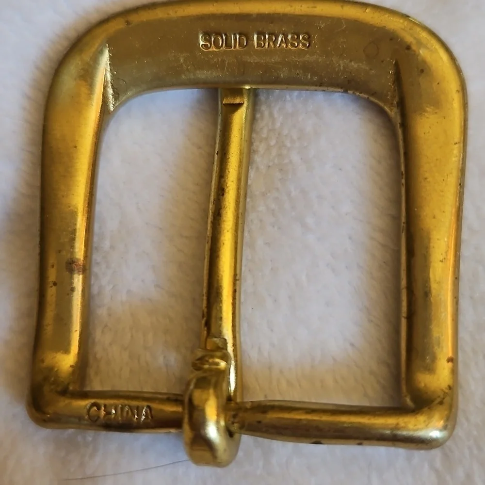 3/$30 Vintage Brass Belt Buckle